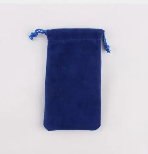 100 шт./лот 6*12 см изготовленный на заказ напечатанный логотип с Кулиской Сумка вельветовые детские брюки чехол Конфеты посылка - Цвет: blue