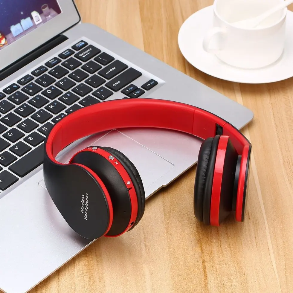

10PCS Foldable Stereo Bluetooth Headset Wireless Bluetooth Headphones With Mic Earphone For iPhone Cellphone Samsung Xiaomi