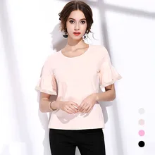 Новинка, модные женские футболки, фирменный дизайн, классические клетчатые топы в клетку, повседневные женские хлопковые футболки с круглым вырезом и расклешенными рукавами