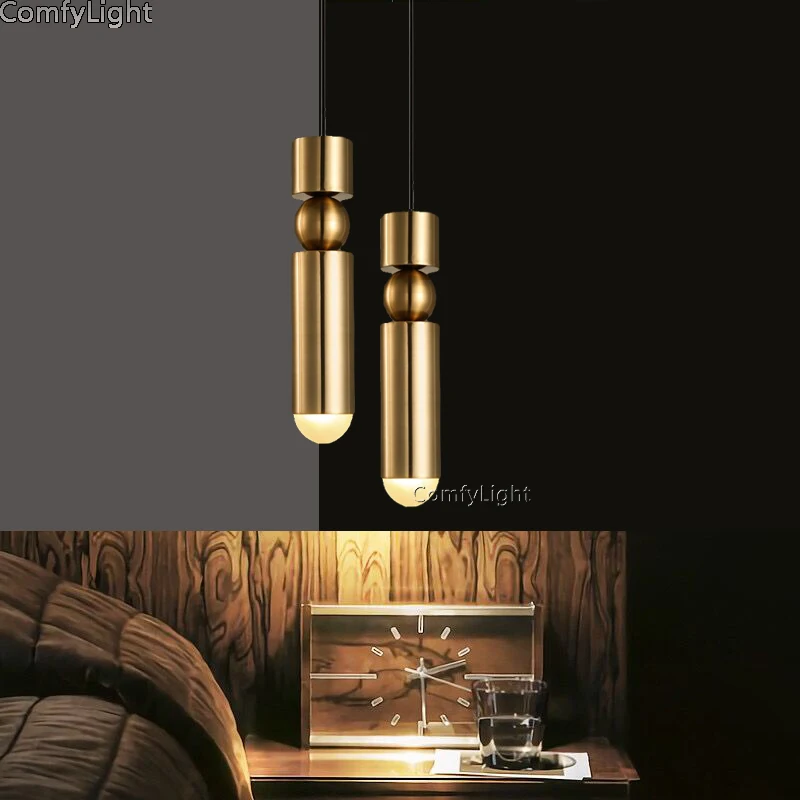 

Led Pendant Lamp Nordic desginer hanglamp Kitchen Island Dining Room Shop Bar Counter Decorationiron lampshade Pendant Lights
