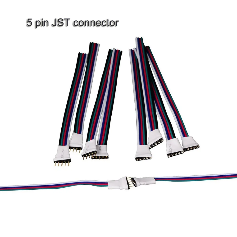 Разъем для светодиодной ленты 2 контактный 3 4 5 WS2812B WS2812 5050 RGB RGBW светодиодная