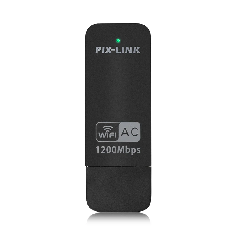PIXLINK LV UAC04 беспроводной USB адаптер 1200 м 2 4/5 ГГц двухдиапазонный WiFi портативный