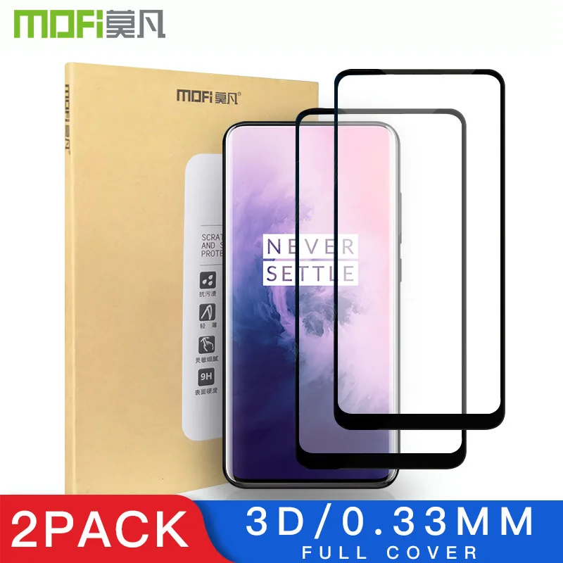 3D стекло для oneplus 7 Защитный flim Mofi pro закаленное полный экран защита