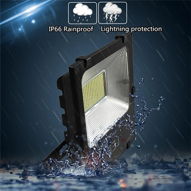 3 years warranty 50W/100W Dimmable LED Outdoor Solar Light remote control Lamp Waterproof IP66 Energy saving Light Floodlight