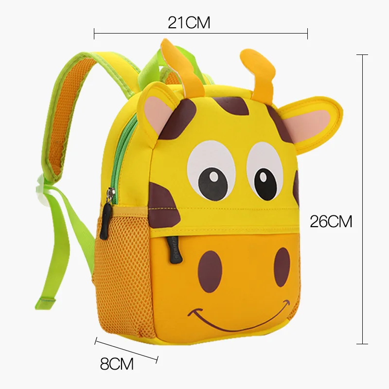 2018 طفل 3D لطيف الكرتون الحيوان للماء الكتب المدرسية الروضة الاطفال حقيبة مدرسية للبنات بنين الكلب على شكل حقيبة المدرسة