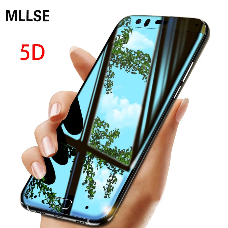 5D изогнутое закаленное стекло для Xiaomi Pocophone F1 Mi8 Pro 8SE 8 Lite Mi6 Mi5X MiA1 A2 полное клеевое