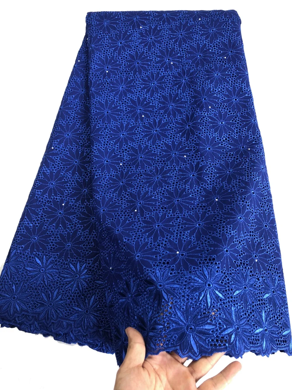 

Dubai Swiss Voile Cotton Lace Fabric 2019 Simple African Swiss voile lace in switzerland High Quality Swiss Dry Laces CHY10