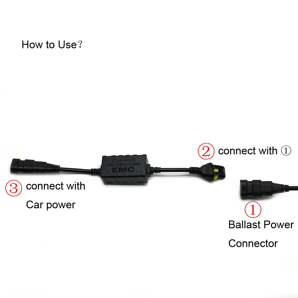 SKYJOYCE 2 шт. CAN BUS Декодер hid EMC HID Балласт предупреждающий декодер компенсатора без