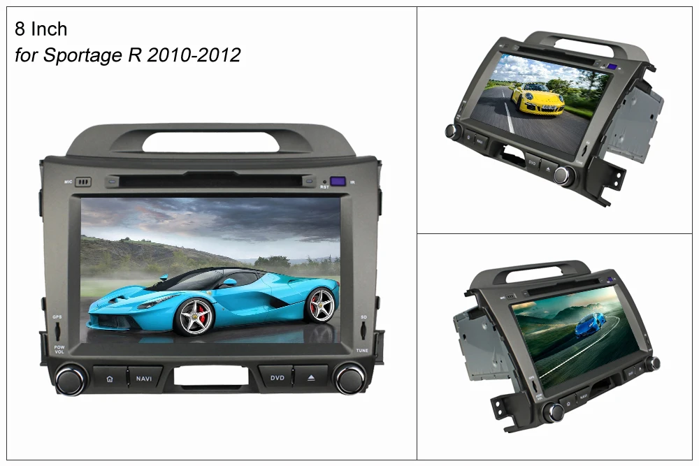 Perfect SINOSMART Android 9.0 4G RAM 8 core CPU Car Radio DVD GPS Navigation Player for Kia K2/Sportage R 2010-2012 7