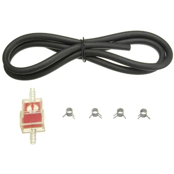 

1M 8mm Universal Motorcycle Hose Petrol Fuel Line Hose Gas Oil Pipe Tube With 6mm Filter 4 Clips For Mini Moto Dirt Bike