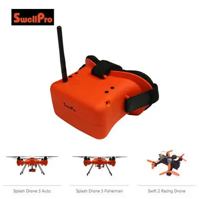 

SwellPro S2 FPV VR GOGGLES Video Glassess with 4.3 Inch Screen Display Real-time transmission without delay for FPV Drone Racer