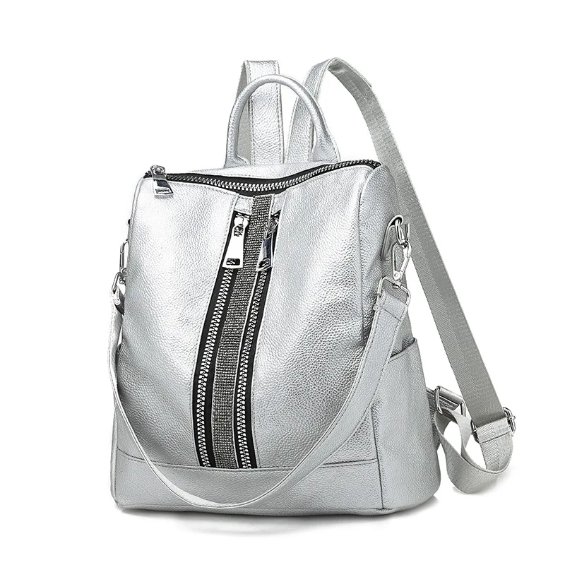 

QINRANGUIO Women Backpack School Bags for Teenage Girls PU Leather Backpack Women 2019 Fashion Large Capacity Backpack Female