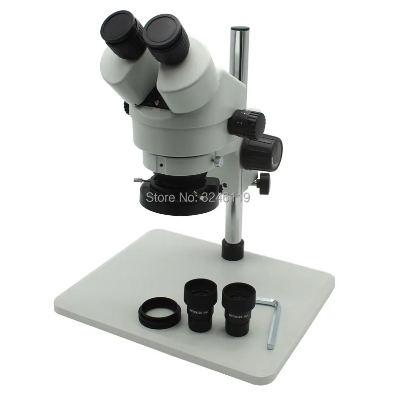 Binocular Stereo Microscope 3.5X 90X Continuous Zoom