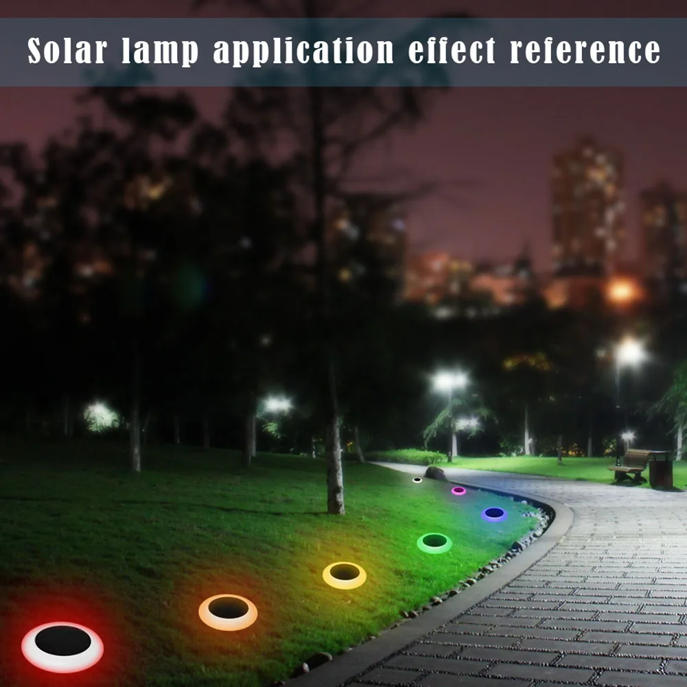 

Waterproof LED Outdoor Garden Light Solar Powered Landscape Yard Color Changing LED Lawn Night Decorative Lamp Battery Include