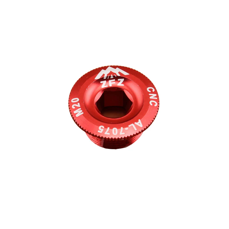 M20 Red 1 Swelgo алюминиевая винтовая крышка шатуна M15/M20 винтовая крышка велосипеда шатун фиксация болта рукоятки с кривошипом велосипеда - Цвет: M20 Red 1