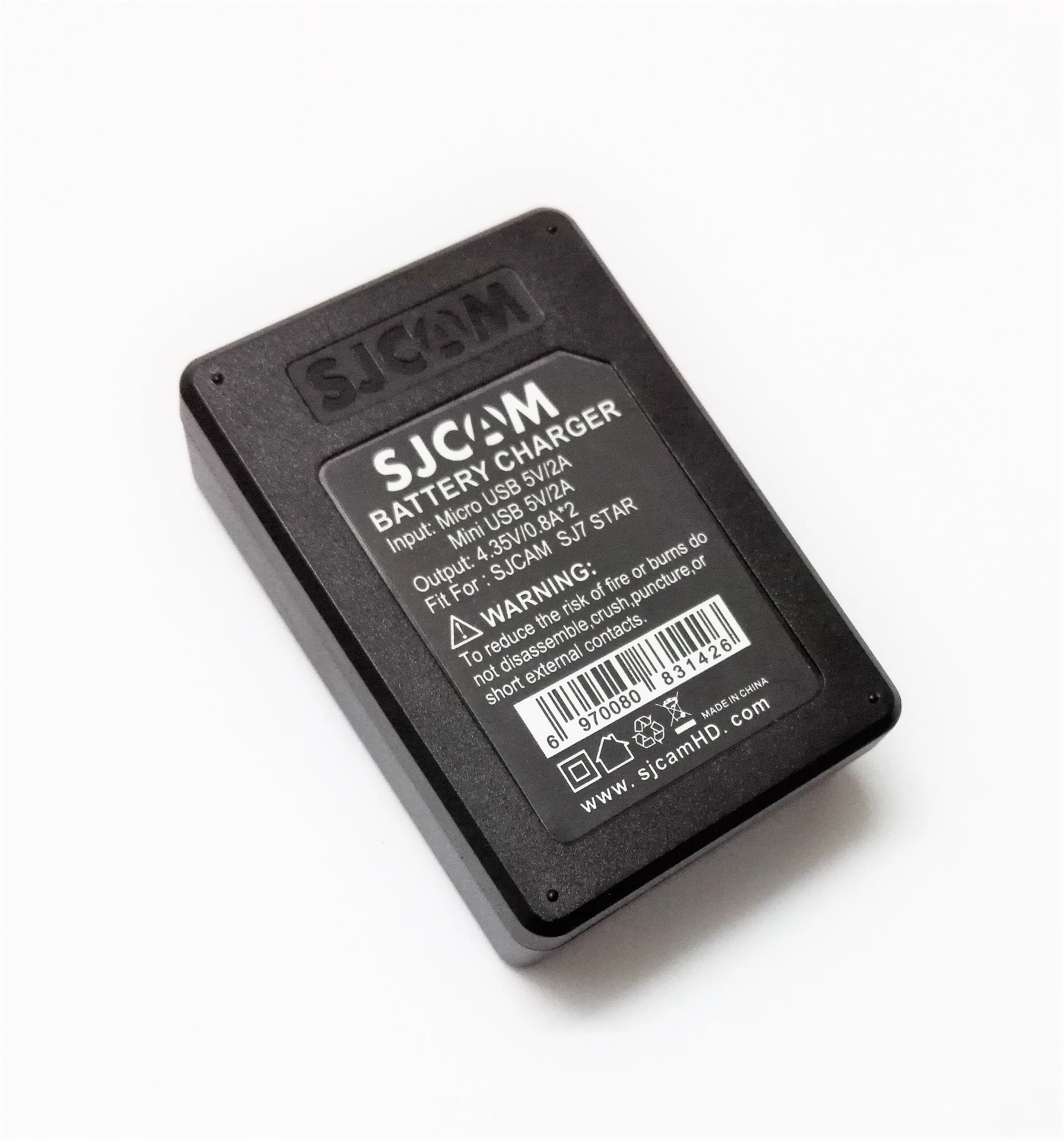 Аккумулятор SJCAM SJ7(2 шт. батареи+ двойное зарядное устройство) 1000 мАч литий-ионный аккумулятор для экшн-камеры SJCAM SJ7