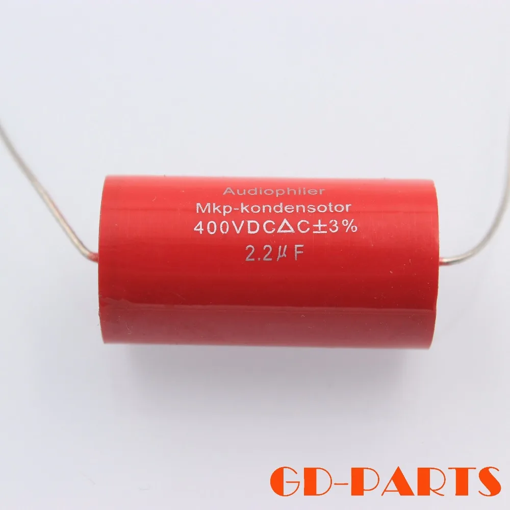 400VDC 1 0 мкФ 6 8 Axial MKP конденсатор аудиокласса для винтажного гитарного усилителя