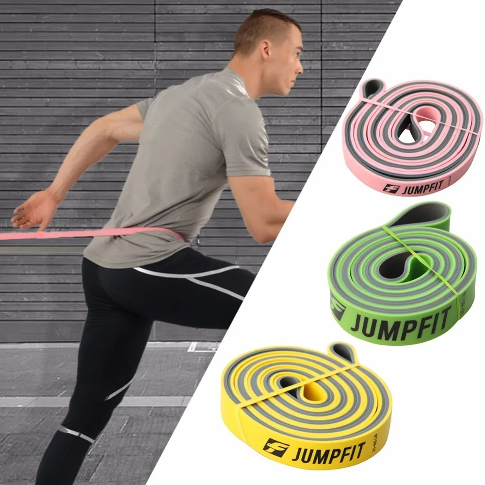 1pc Unisex Fitness Equipment Dual Color Resistance Bands Physio