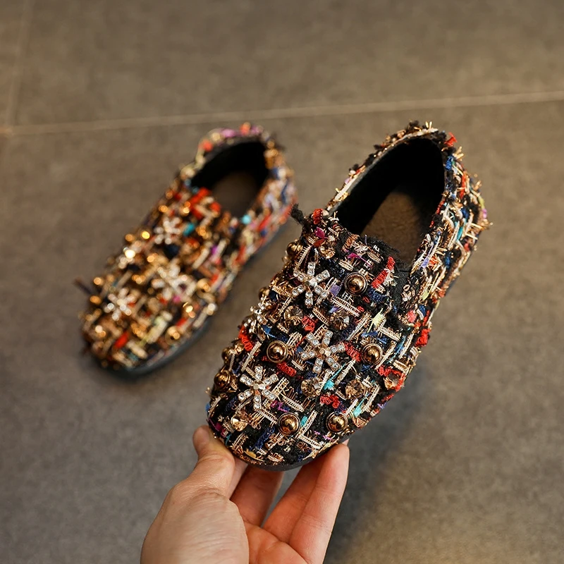 

2018 New Style baby casual shoes nice girls shoes retro camouflage cloth shoes kids soft sole shoes children 's footwear 17N1120