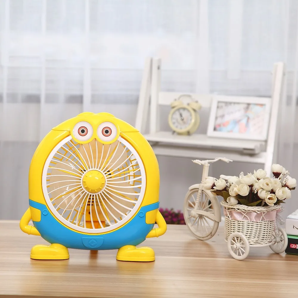 High Quality Mini Fan 220V Desktop Minions Electric Fan