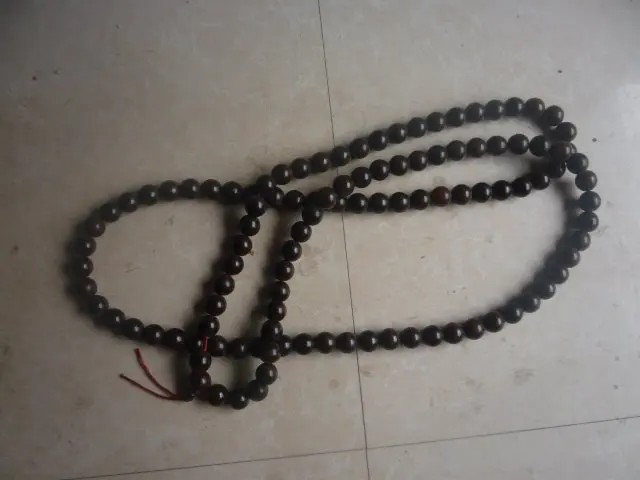 

collection Qing Dynasty horn bead necklace/ jewelry,Ward off evil spirits,Free shipping