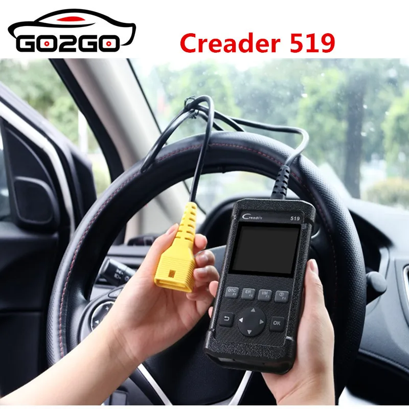 

LAUNCH Creader 519 OBD2/EOBD Diagnostic tool CR519 OBD 2 Scanner On-board monitor test same as Creader 5001 AL519 free update