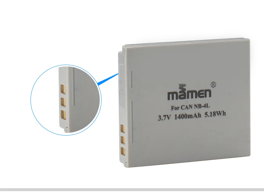 Mamen 1400 мА/ч, NB-4L NB4L NB 4L цифровой Батарея+ один Зарядное устройство для Цифрового Фотоаппарата Canon IXUS 60 65 80 75 100 I20 110 115 120 130 составляет SD780 SD960