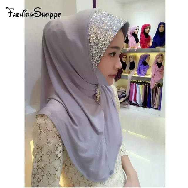 Stay Stylish and comfortable with Printed Jersey Hijab-Al