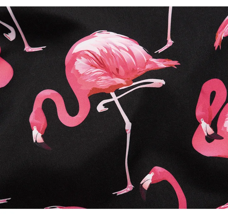 New Quick dry Summer Mens Flamingo Board Shorts Mens Siwmwear Swim Shorts Beach Wear Briefs For Men Swim Trunks XXL