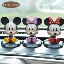 Милая кукла с качающейся головой, украшение автомобиля, ювелирное изделие, украшение для салона автомобиля, игрушки для автомобиля, Европа, Япония, мультяшная модель, подарок