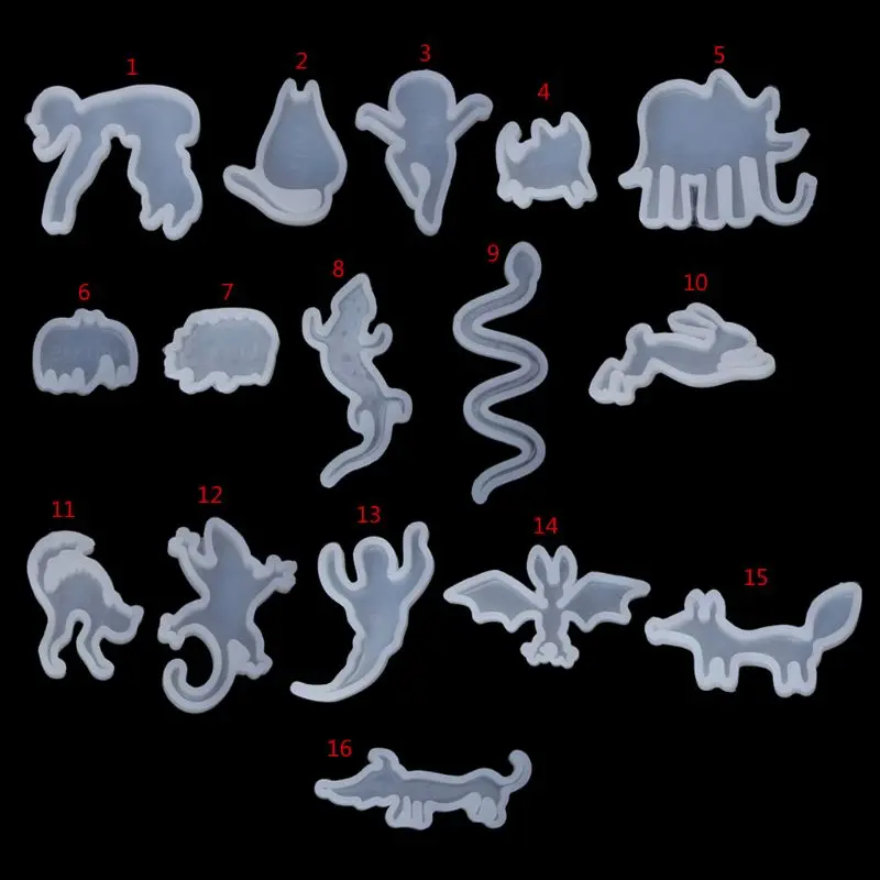 

Snake Cat Bat Animals Resin Casting Mold Handmade Silicone Mold Jewelry Making