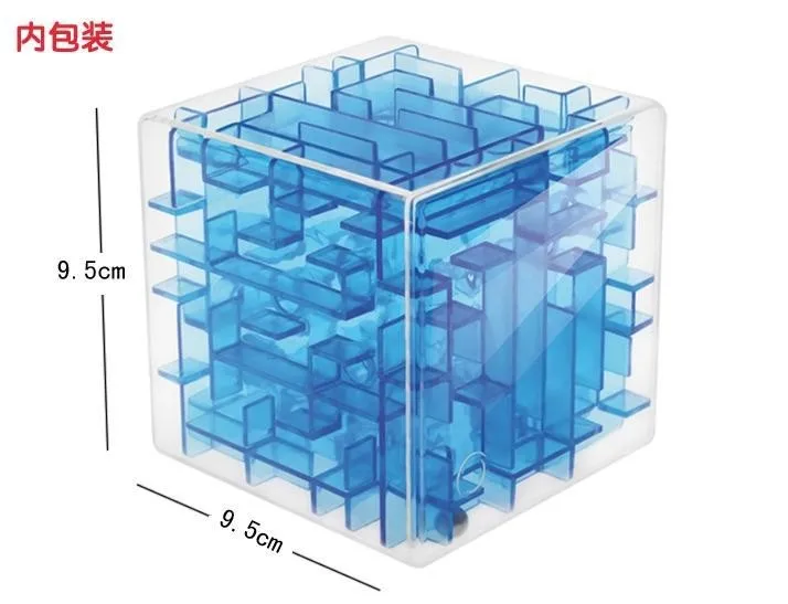 3D Трехмерная волшебный кубик лабиринт Cube игрушки Пожилые взрослые игрушки раннего детства развивающие игрушки разведки игрушки