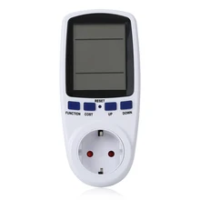 Digital Power Meter Energy Measuring Outlet Socket Volt Voltage Wattmeter Analyzer Electronic Power Energy Meter for US AU EN EU