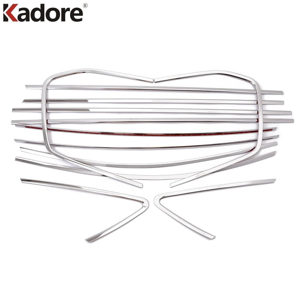 

For VW Volkswagen Touran 2016 2017 Stainless Steel Car Styling Window Trim Decoration Strips Auto Accessories 12PCS/SET