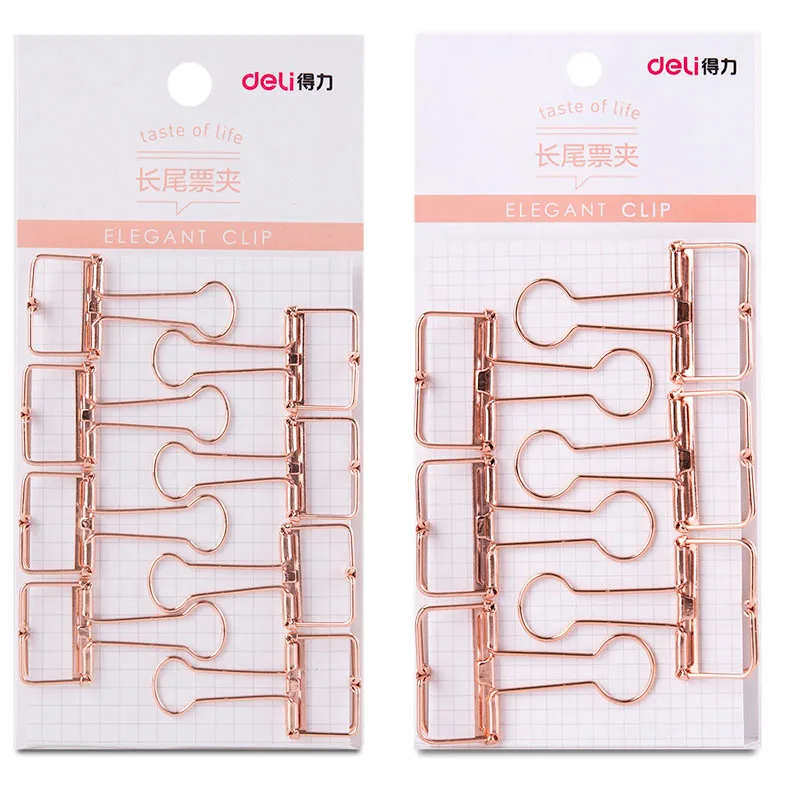 

Competent 2 Size Rose Gold Carved Hollow Design Clip Office And Art Ticket Holder Paper Organizer Stationery Jewelry Metal Clip