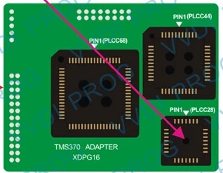 

Xhorse VVDI Prog TMS370 (PLCC28\PLCC44\PLCC68) XDPG16EN Adapter