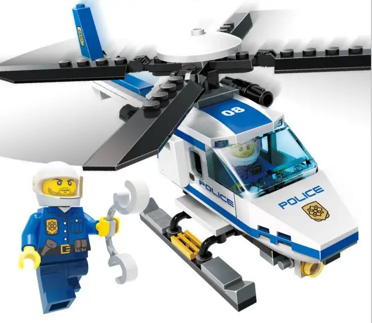 

9308 111pcs SWAT/Police Constructor Model Kit Blocks Compatible LEGOings Bricks Toys for Boys Girls Children Modeling