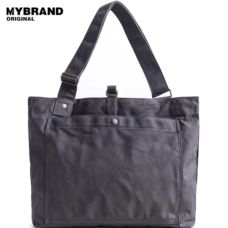 Mybrandoriginal Crossbody сумка повседневная мужские сумки высокого качества холщовый мешок