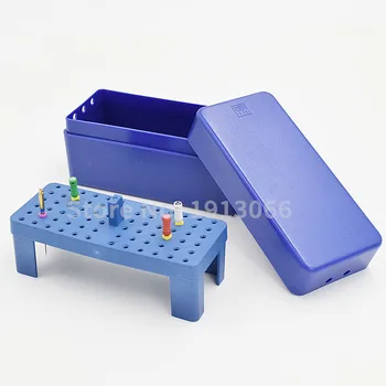

Dental Sterilize Plastic 72HOLES Endo Box for Diamond burs Reamer and Gutta Percha points