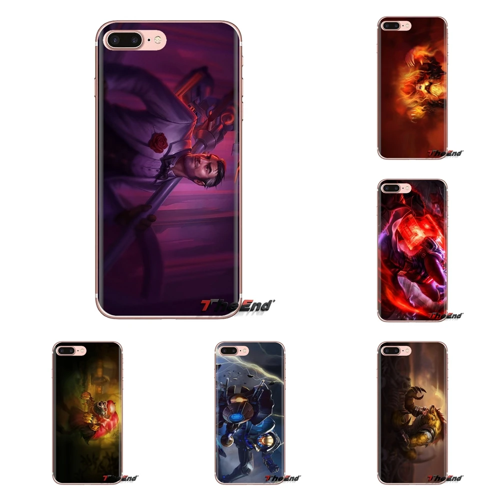 Jayce Warwick LoL Fans Art Poster TPU Cases Covers For Xiaomi Mi4 Mi5 Mi5S Mi6 Mi A1 A2 5X 6X 8 9 Lite SE Pro Max Mix 2 3 2S |