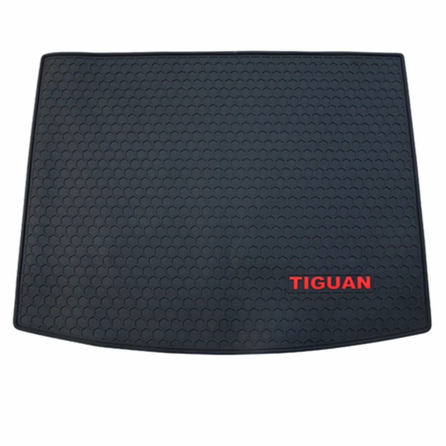 

For Volkswagen Tiguan 2017 2018 Dedicated Car Cargo Rear Trunk Mat Boot Liner Tray Rubber Texture All Weather Waterproof