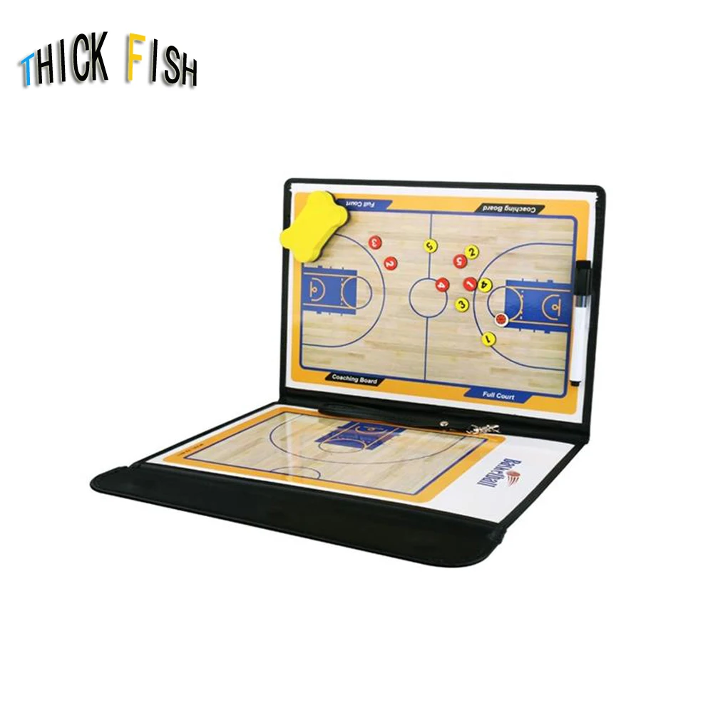 

Portable basketball football tactic board Coach command board game training equipment Magnetic rewritable folding book