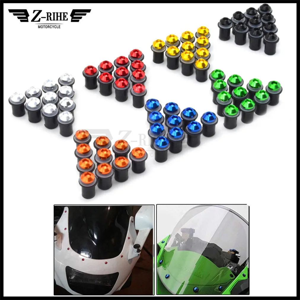 Motorcycle Windshield Windscreen Bolt Screw Nut Fastener kit FOR KTM Bajaj PulsaR 200 NS 1190 AdventuRe R 1050 RC8 Duke