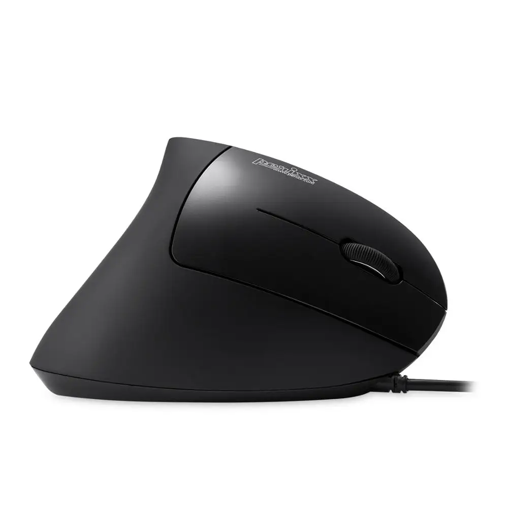 Mão do Mouse Original Alemanha Perixx Design Ergonômico Wired Vertical Rato Anti 2000 Dpi 6 Botões Perimice-513 - Imagem 4