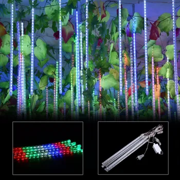 

30CM Meteor Shower Rain Tube Garland String Christmas Light Outdoor Fairy Lights String US Plug