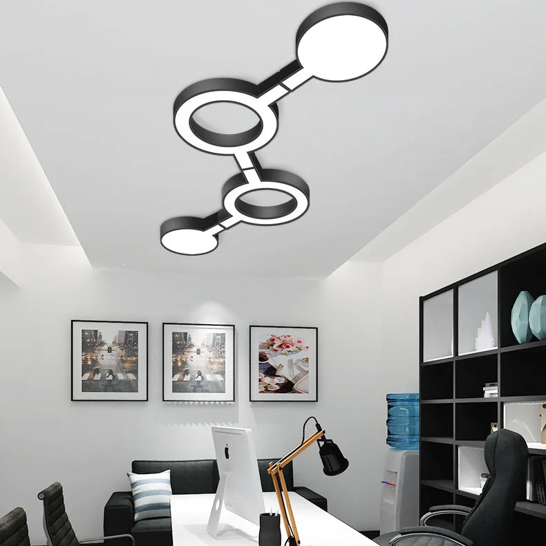 

Modern Creative LED Ceiling Lighting Fixture Surface Mounted lamp Simple Household Ceiling Light Flush Mount Light