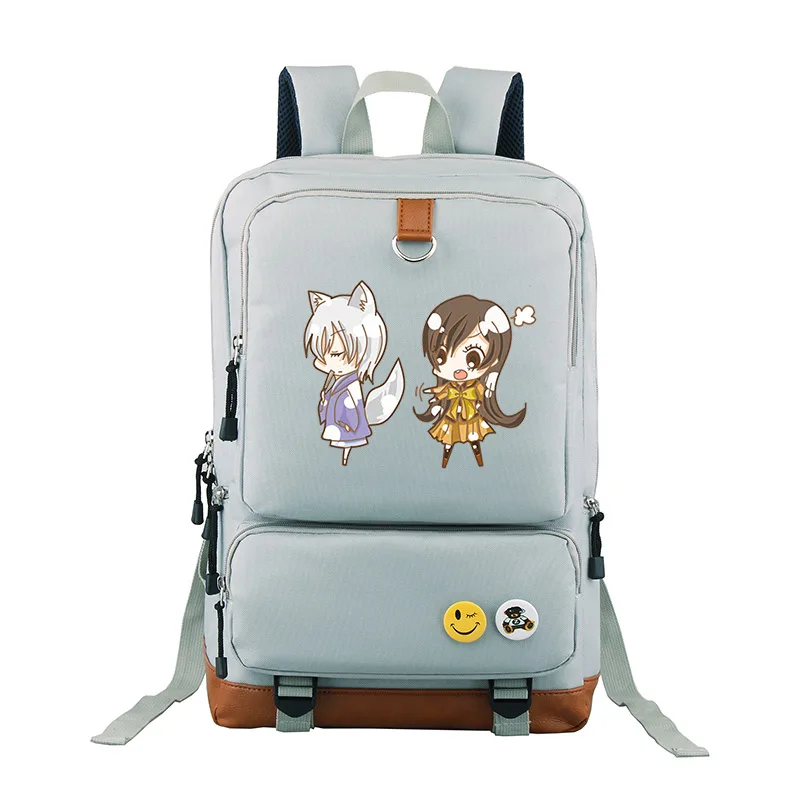 Аниме Kamisama Hajimemashita рюкзак для подростков Kamisama Love/Kiss детские школьные сумки Tomoe рюкзаки с персонажами мультфильмов Детская сумка - Цвет: Tomoe2