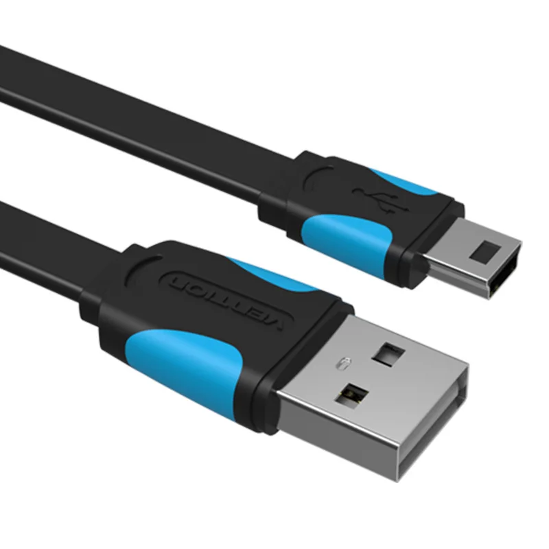 Vention mini usb кабель 0,5 м 1 м 1,5 м 2 м mini usb к usb кабель для зарядки данных для сотового телефона MP3 MP4 gps камера HDD мобильный телефон