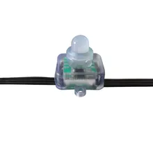 1000X вход DC5V черный кабель программируемый SM16703 RGB полноцветный светодиодный Пиксельная светящаяся гирлянда квадратной формы IP68 Экспресс