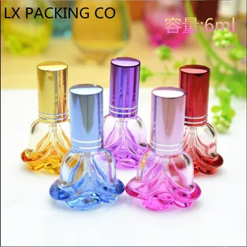 

10 pcs 4 ml 8 ml 10 ml Stained Glass Perfume Empty Spray Small Bottles Fragrance Storage Bank Travel Set Pack Free Shipping